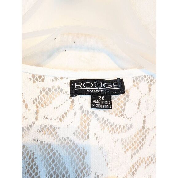 Rouge loose fit soft light top 2x - Picture 3 of 4